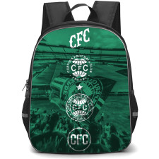 Coritiba FootBall Club Backpack School Bag StudentPack - Coritiba FootBall Club Stadium with Multi Logo Green Effect