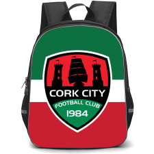 Cork City FC Backpack School Bag StudentPack - Logo In Green White And Red Background