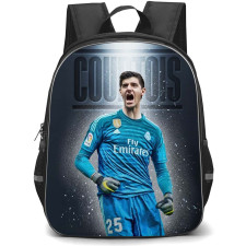 Thibaut Courtois Backpack StudentPack - Thibaut Courtois Real Madrid CF Shouting Portrait Poster