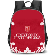 Croydon Kings Football Club Backpack School Bag StudentPack - Fixtures 2025 Logo Poster