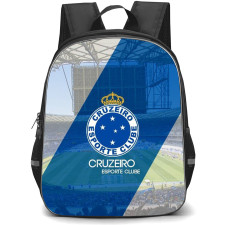 Cruzeiro Esporte Clube Backpack StudentPack - Cruzeiro Esporte Clube Logo Stripe Background
