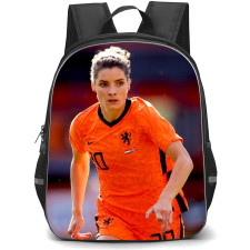 Dominique Janssen Backpack StudentPack - Dominique Janssen 20 Netherlands Women's National Football Running Poster