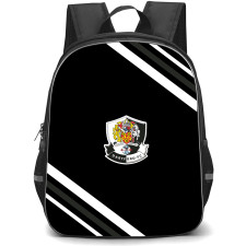 Dartford Football Club Backpack School Bag StudentPack - Dartford Football Club Large Logo With Stripe