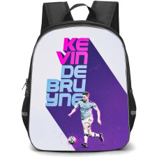Kevin De Bruyne Backpack StudentPack - Kevin De Bruyne Manchester City F.C. Dribbling On Word Art