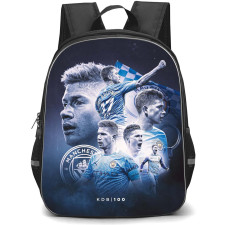Kevin De Bruyne Backpack StudentPack - Kevin De Bruyne Manchester City F.C. KDB Poster Art