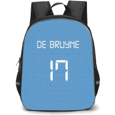 Kevin De Bruyne Backpack StudentPack - Kevin De Bruyne Manchester City F.C. No. 17 Jersey