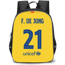 Frenkie De Jong Backpack StudentPack - Frenkie De Jong FC Barcelona No. 21 Jersey