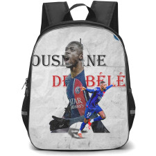 Ousmane Dembele Backpack StudentPack - Ousmane Dembele Greyscale
