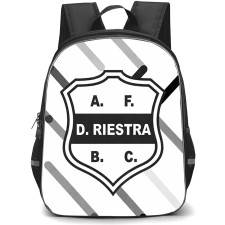 Deportivo Riestra Asociacion de Fomento Barrio Colon Backpack School Bag StudentPack - Deportivo Riestra Asociacion de Fomento Barrio Colon Logo with Grunge Diagonal Stripe