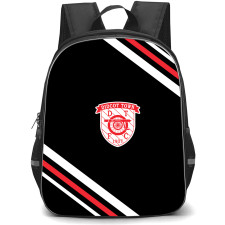 Didcot Town Football Club Backpack School Bag StudentPack - Didcot Town Football Club Large Logo With Stripe