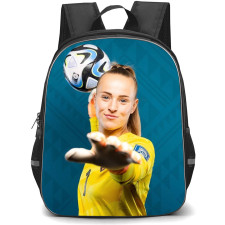 Daphne Van Domselaar Backpack StudentPack - Daphne Van Domselaar Netherlands Women's National Football Pose On PhotoShoot