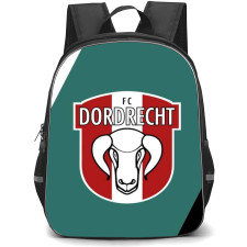 FC Dordrecht Backpack School Bag StudentPack - Logo Teal White And Black Background Football Club