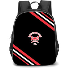 Downham Town Football Club Backpack School Bag StudentPack - Downham Town Football Club Large Logo With Stripe