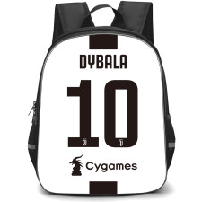 Paulo Dybala Backpack StudentPack - Paulo Dybala Juventus F.C. No. 10 Jersey