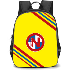Eintracht Norderstedt Football Club Backpack School Bag StudentPack - Large Logo With Stripe