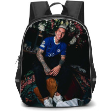 Enzo Fernandez Backpack StudentPack - Enzo Fernandez Chelsea F.C. Sitting Poster