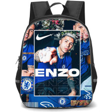 Enzo Fernandez Backpack StudentPack - Enzo Fernandez Chelsea F.C. Smiling Portrait Poster