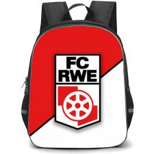 Erfurt Football Club Backpack School Bag StudentPack - Logo In Red And White Background