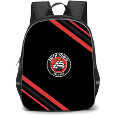 Erith Town Football Club Backpack School Bag StudentPack - Erith Town Football Club Large Logo With Stripe