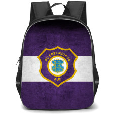 Erzgebirge Aue Backpack School Bag StudentPack - Logo Purple And White Grunge Background Football Club