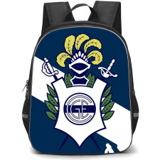 Club de Gimnasia y Esgrima La Plata Backpack School Bag StudentPack - Club de Gimnasia y Esgrima La Plata Logo with Stripe Blue White Effect
