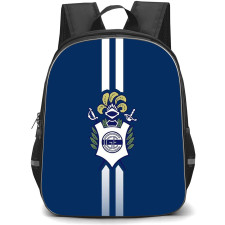 Club de Gimnasia y Esgrima La Plata Backpack School Bag StudentPack - Club de Gimnasia y Esgrima La Plata with Logo Vertical Stripe Effect