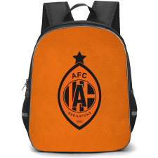 AFC Eskilstuna Backpack School Bag StudentPack - AFC Eskilstuna Logo On Orange Background Football Club