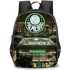Sociedade Esportiva Palmeiras Backpack School Bag StudentPack - Sociedade Esportiva Palmeiras Stadium with Logo Night View Background