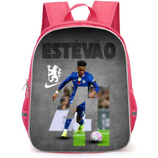 Estevao Willian Backpack School Bag StudentPack - Estevao Willian 41 Chelsea FC Champions League Poster