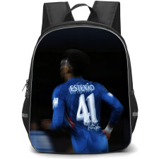 Estevao Willian Backpack School Bag StudentPack - Estevao Willian 41 Chelsea FC Running Back Blur Poster