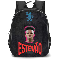 Estevao Willian Backpack School Bag StudentPack - Estevao Willian Avatar Sticker On Dark Background