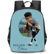 Estevao Willian Backpack School Bag StudentPack - Estevao Willian Wiping With Jersey Poster