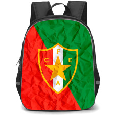 CF Estrela Amadora Backpack School Bag StudentPack - CF Estrela Amadora On Logo Red Green Flag Background