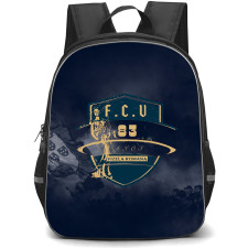 FC Vizela Backpack School Bag StudentPack - FC Vizela 83rd Anniversary Logo On Dark Background
