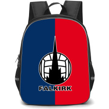 Falkirk Backpack School Bag StudentPack - Logo In Red And Blue Background Football Club