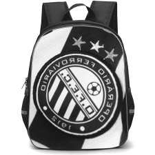 Operario Ferroviario Esporte Clube Backpack School Bag StudentPack - Operario Ferroviario Esporte Clube with Logo Black & White Effect