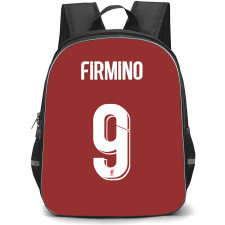 Roberto Firmino Backpack StudentPack - Roberto Firmino Liverpool F.C. No. 9 Jersey