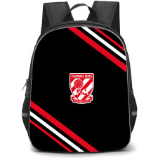 Flackwell Heath Football Club Backpack School Bag StudentPack - Flackwell Heath Football Club Large Logo With Stripe