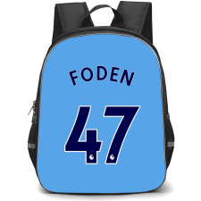 Phil Foden Backpack StudentPack - Phil Foden Manchester City F.C. No. 47 Jersey