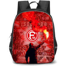 Fortuna D?sseldorf Backpack School Bag StudentPack - Logo Red Flare Poster Football Club