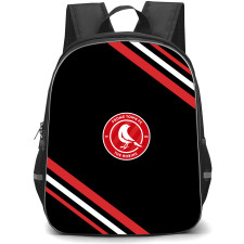 Frome Town Football Club Backpack School Bag StudentPack - Frome Town Football Club Large Logo With Stripe