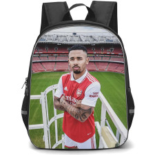 Gabriel Jesus Backpack StudentPack - Gabriel Jesus Arsenal F.C. Standing Portrait At Stadium Poster