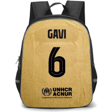 Gavi Backpack StudentPack - Gavi FC Barcelona No. 6 Jersey