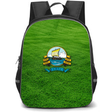 Gosport Borough Football Club Backpack School Bag StudentPack - Gosport Borough Football Club Grass Effect with Logo