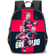 Alejandro Grimaldo School Backpack StudentPack - Bayer 04 Leverkusen Alejandro Grimaldo Fan Art Poster