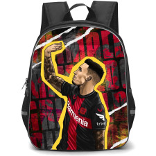 Alejandro Grimaldo School Backpack StudentPack - Bayer 04 Leverkusen Alejandro Grimaldo Illustration Art Poster