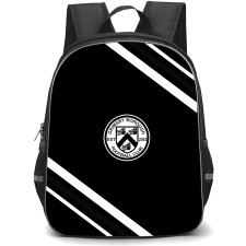 Grimsby Borough Football Club Backpack School Bag StudentPack - Grimsby Borough Football Club Large Logo With Stripe