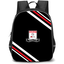 Hadley Football Club Backpack School Bag StudentPack - Hadley Football Club Large Logo With Stripe