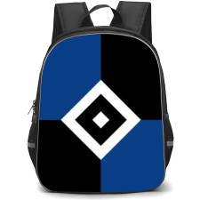 Hamburger SV Football Club Backpack School Bag StudentPack - Logo Blue And Black Background