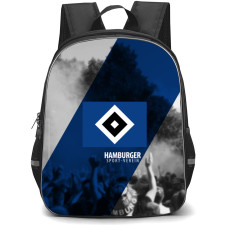 Hamburger SV Football Club Backpack School Bag StudentPack - Logo Fans Cheering Background
